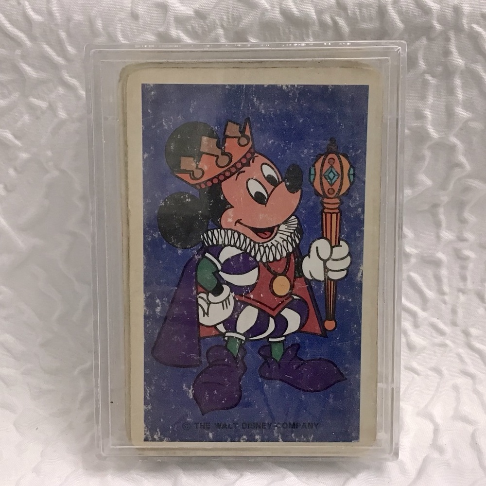 Vintage 1970s King Mickey Mouse Playing Cards Walt Disney Productions